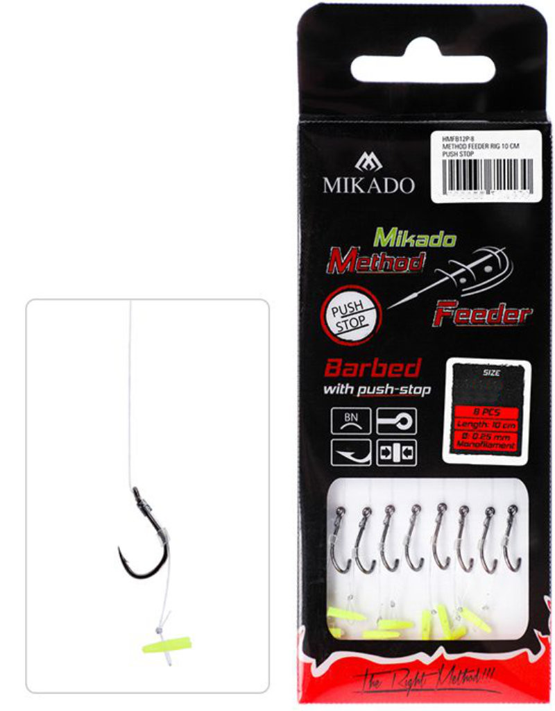 Mikado Method Feeder Push Stop r.4 0.28mm 10cm przypony