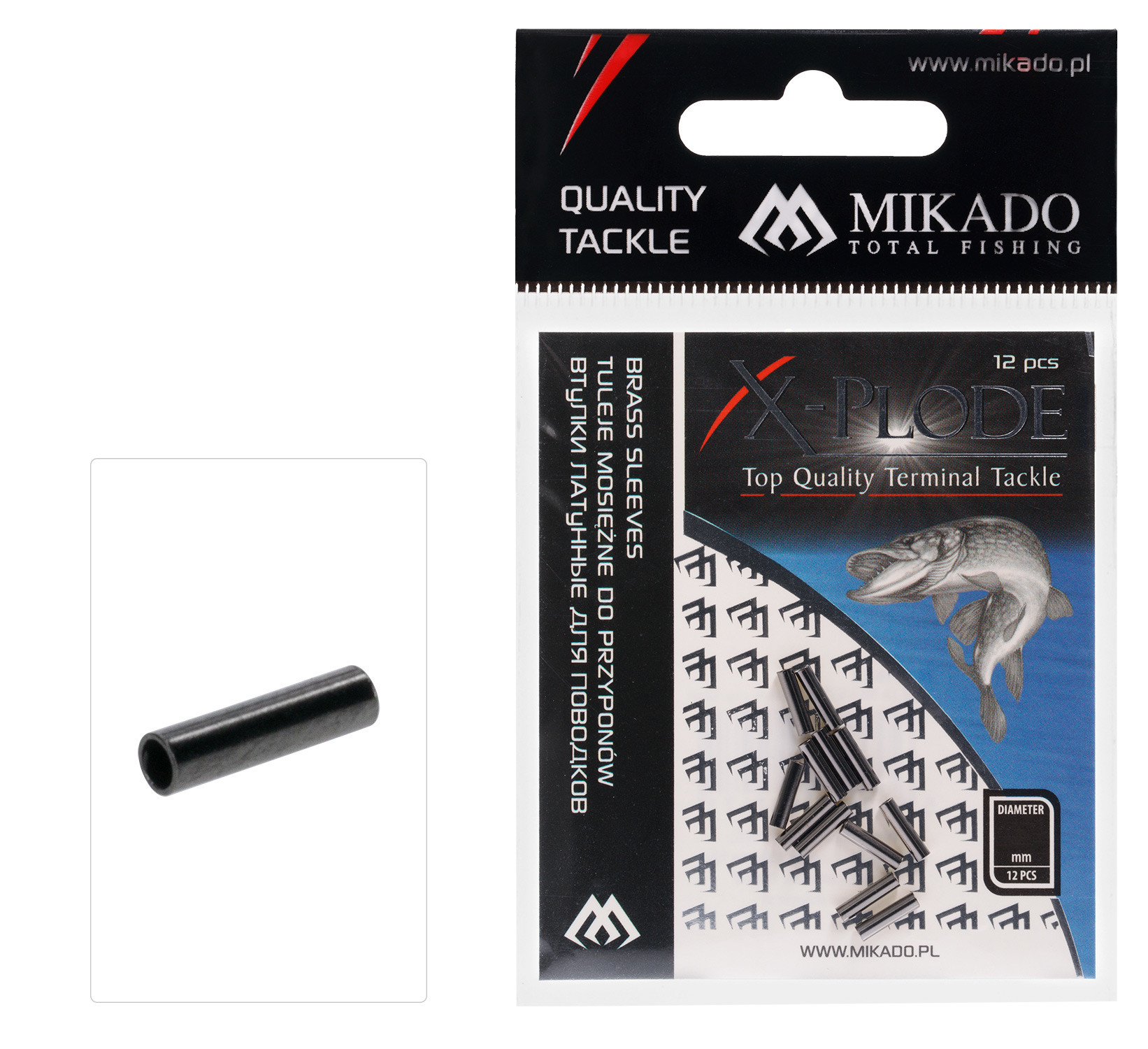 Mikado Tuleja mosiężna 2.2mm 12szt.