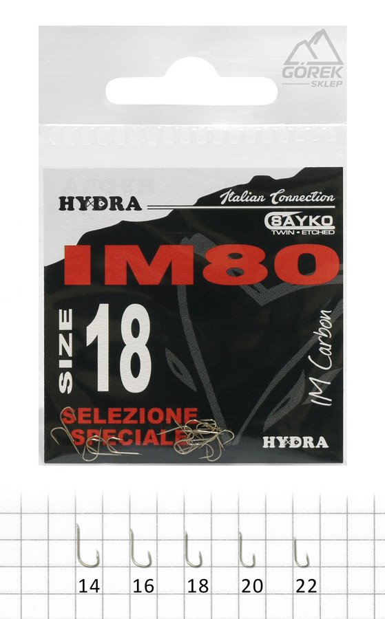 Hydra IM80 r.20 20szt haczyki