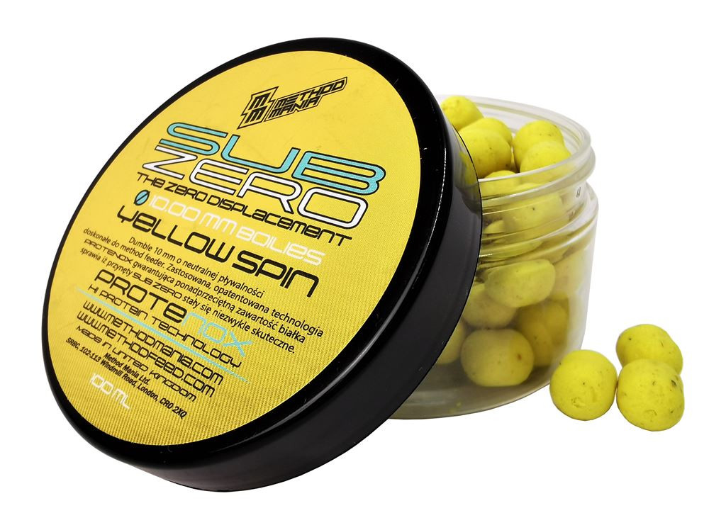 Method Mania SubZero Dumbells Yellow Spin 10mm