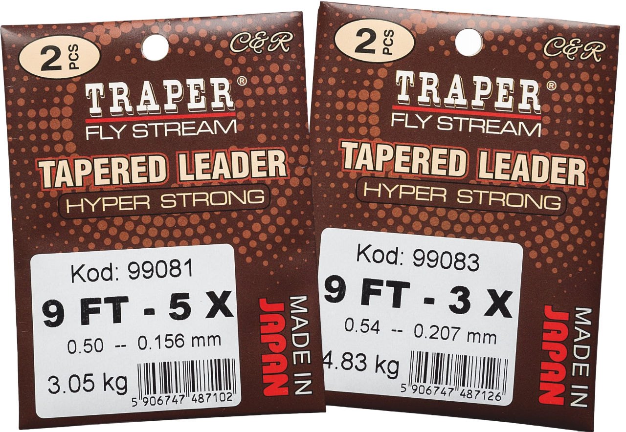Traper Tapered Leader 4X 0.52 - 0.175mm przypon koniczny