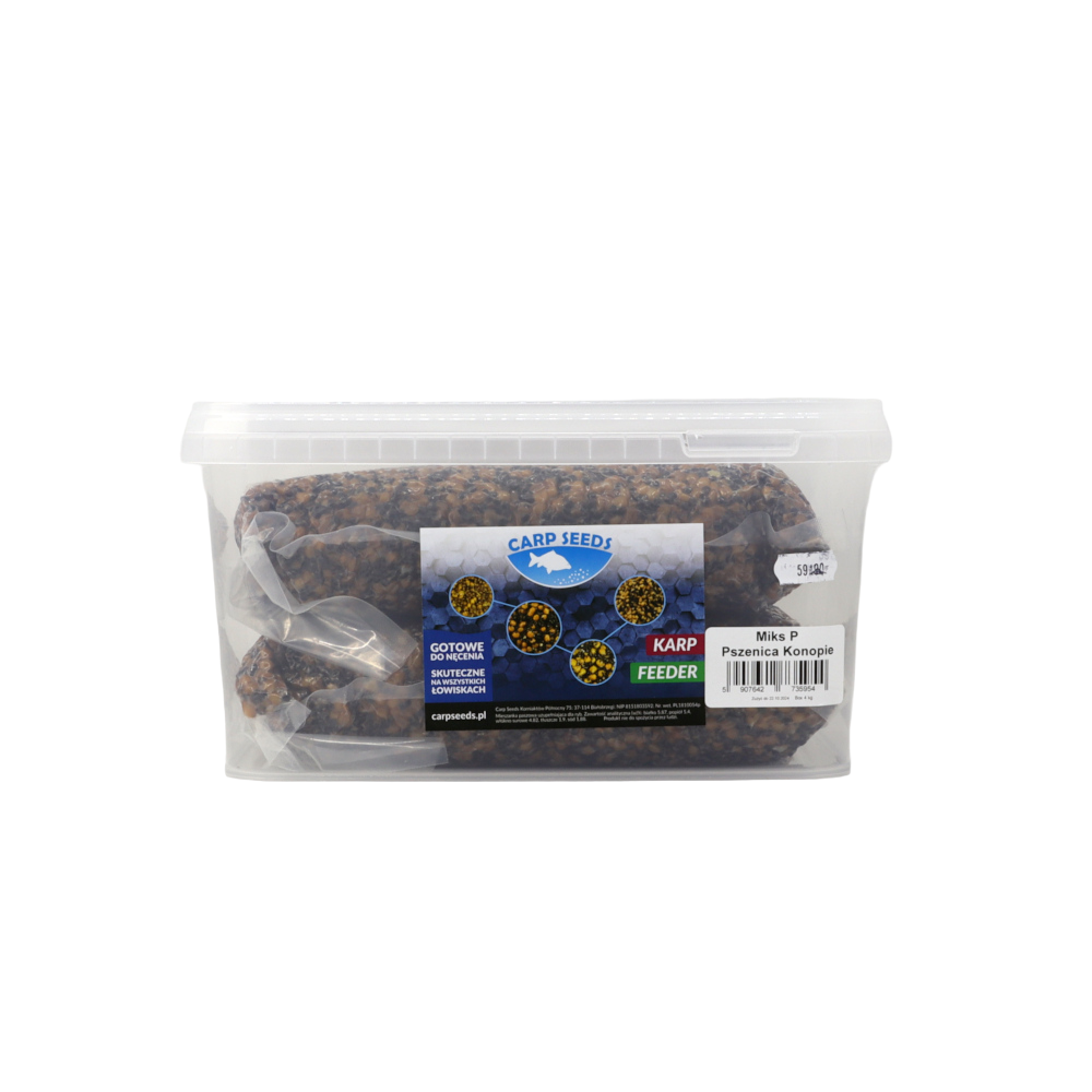 Carp Seeds Miks P Konopie Pszenica Box 4kg