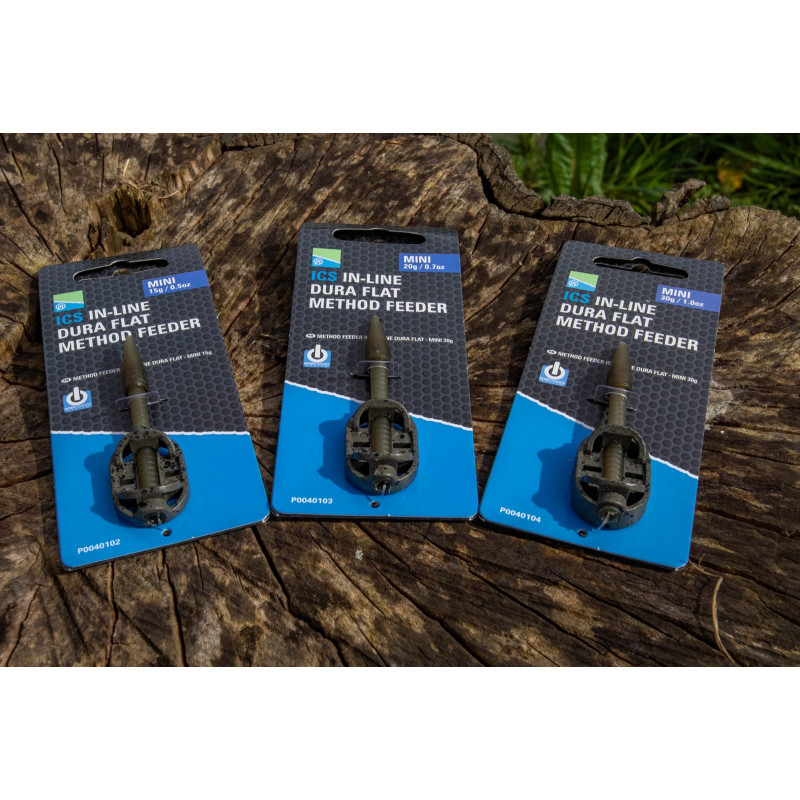 Preston ICS In-Line Dura Flat Method Feeder Mini 15g podajnik