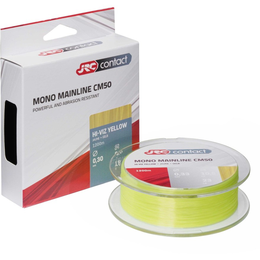 JRC Contact CM50 600m 0.28mm HiViz Yellow żyłka