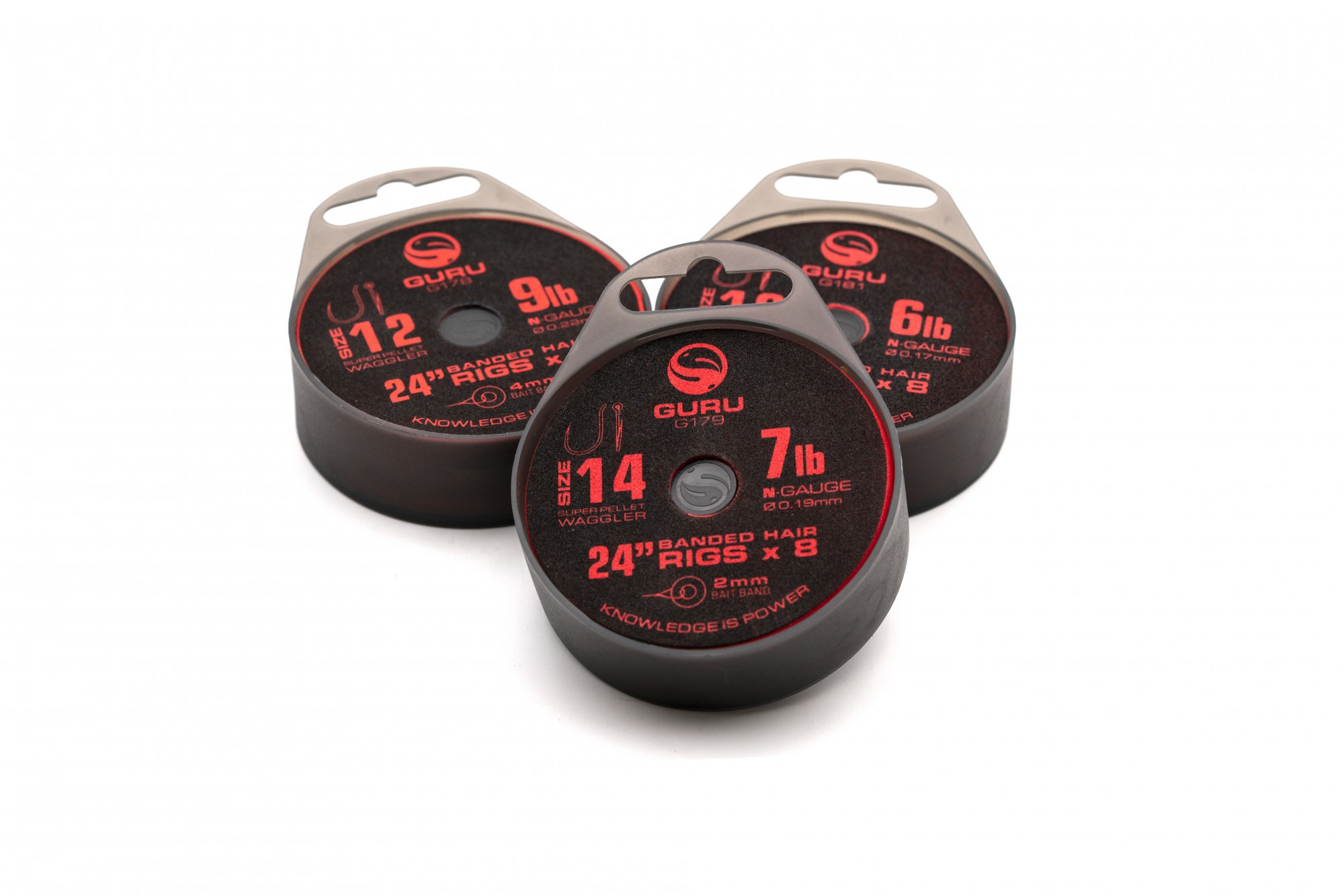 Guru Super Pellet Waggler Rigs gumka r.16 0.17mm 60cm 8szt przypony