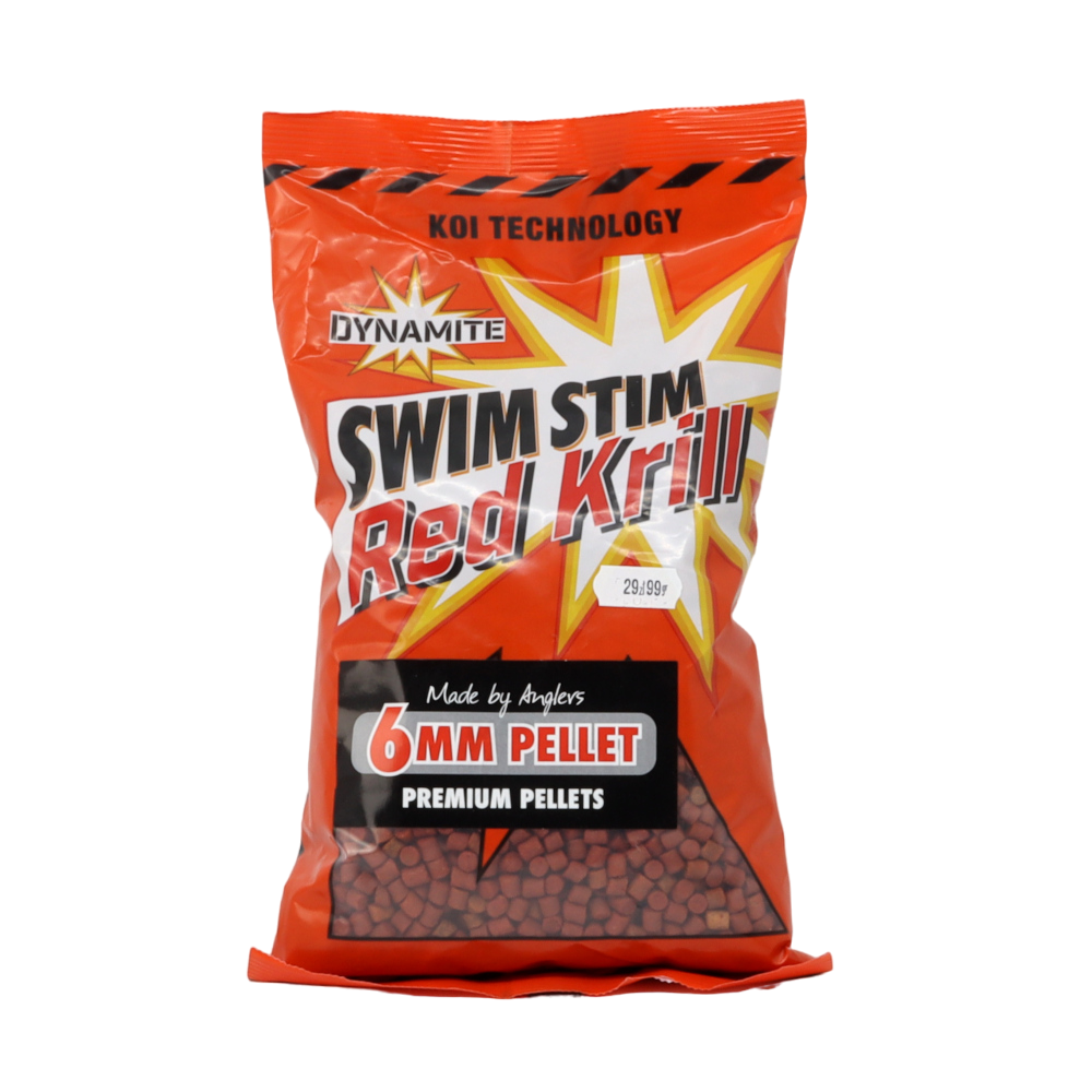 Dynamite Baits Swim Stim Red Krill Pellet 6mm 900g