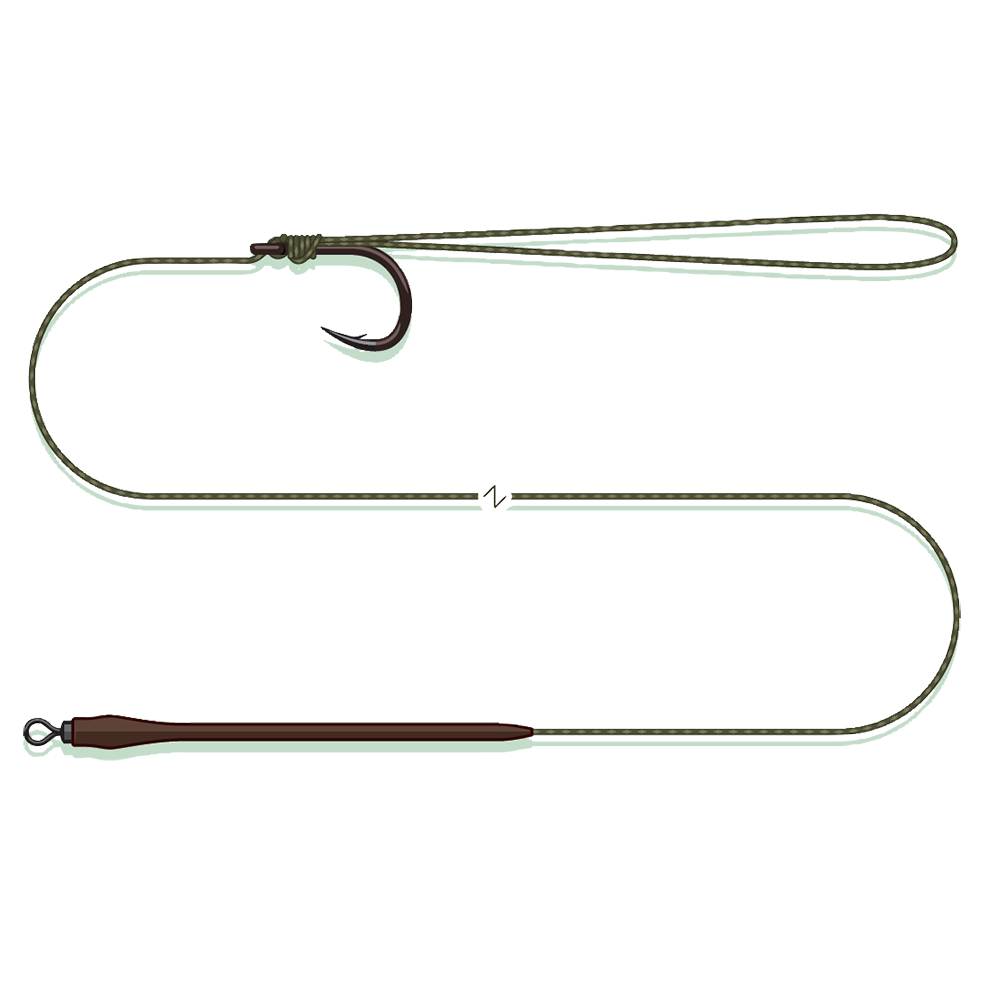 MadCat Standard Pellet Rig 60cm 0.80mm 2/0 Suspending przypon sumowy