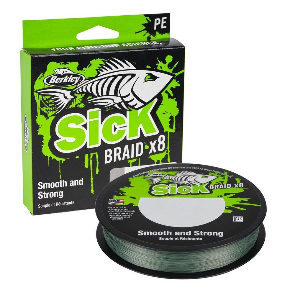 Berkley X8 Sick Braid 0.39m 150m 46kg GRN plecionka