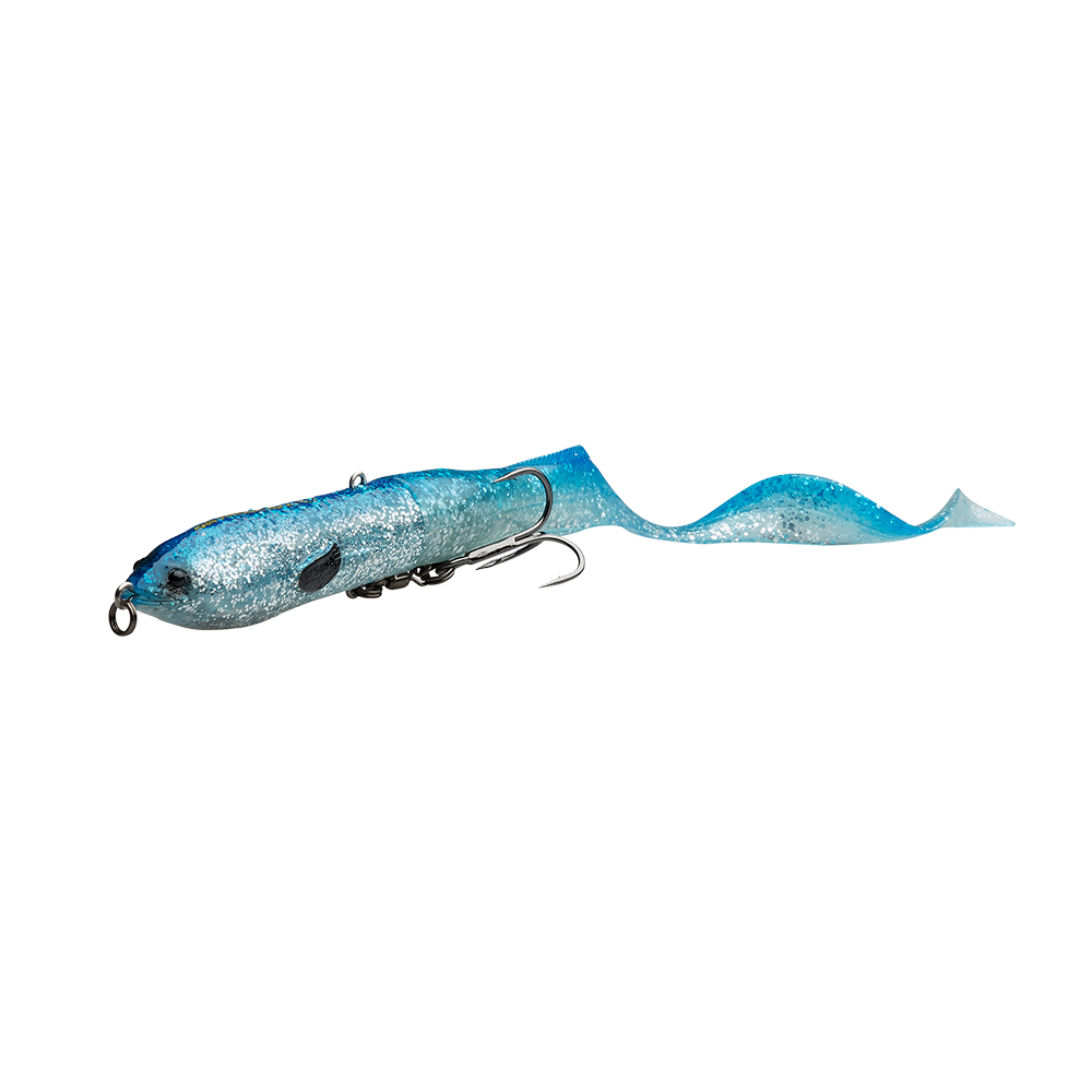 Savage Gear 3D Hard Eel 2+1 17cm 50g Slow Sinking Green Silver Ayu
