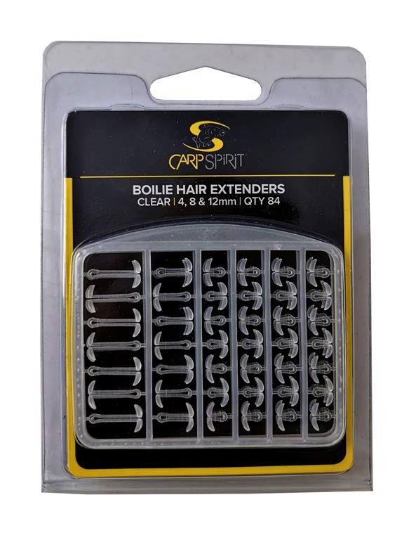 Carp Spirit Boilie Hair Extenders 4,8 & 12mm Clear