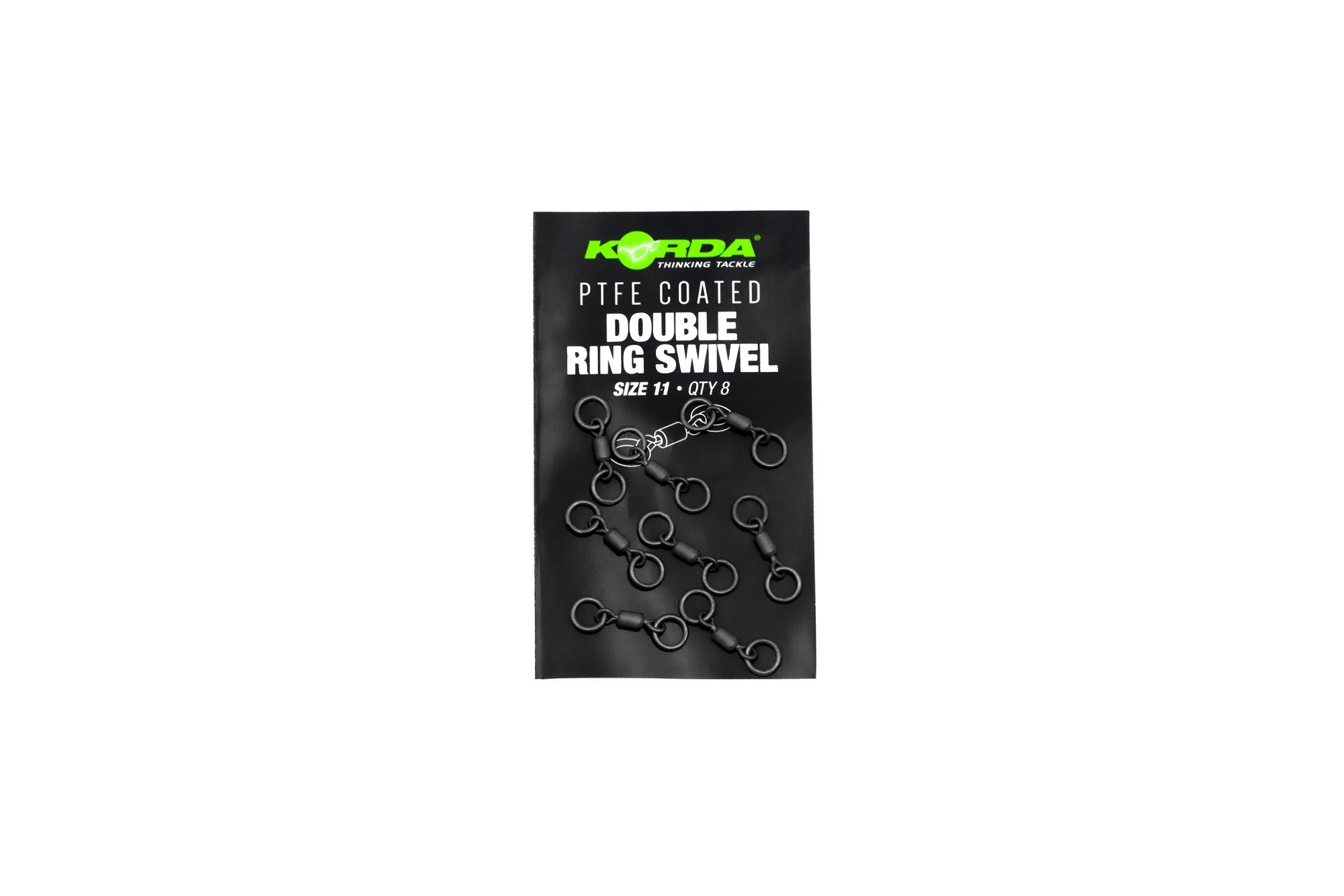 Korda PTFE Double Ring Swivel r.11 8szt. krętliki