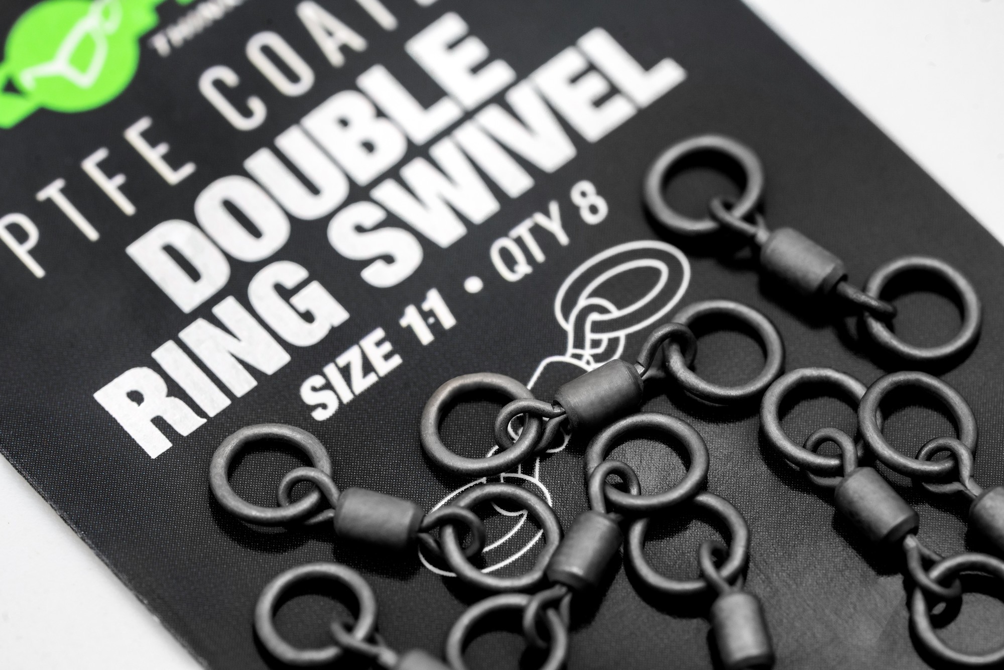 Korda PTFE Double Ring Swivel r.11 8szt. krętliki