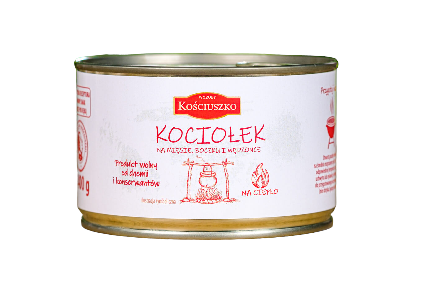 Wyroby Kościuszko Kociołek na mięsie, boczku i wędzonce 400g