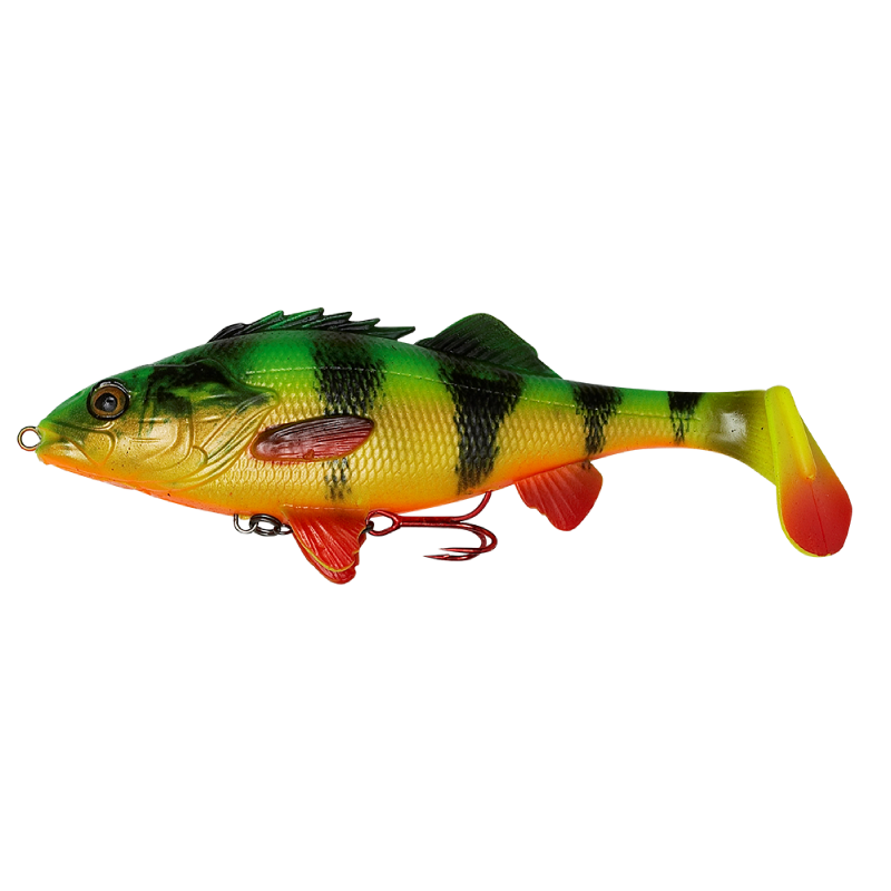 Savage Gear 4D Perch Shad 17.5cm 67g SS 02 Firetiger