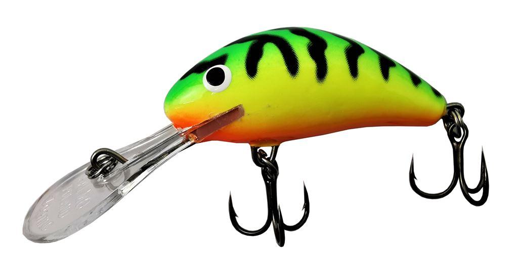 Salmo Hornet 5cm 7g Green Tiger Floating wobler