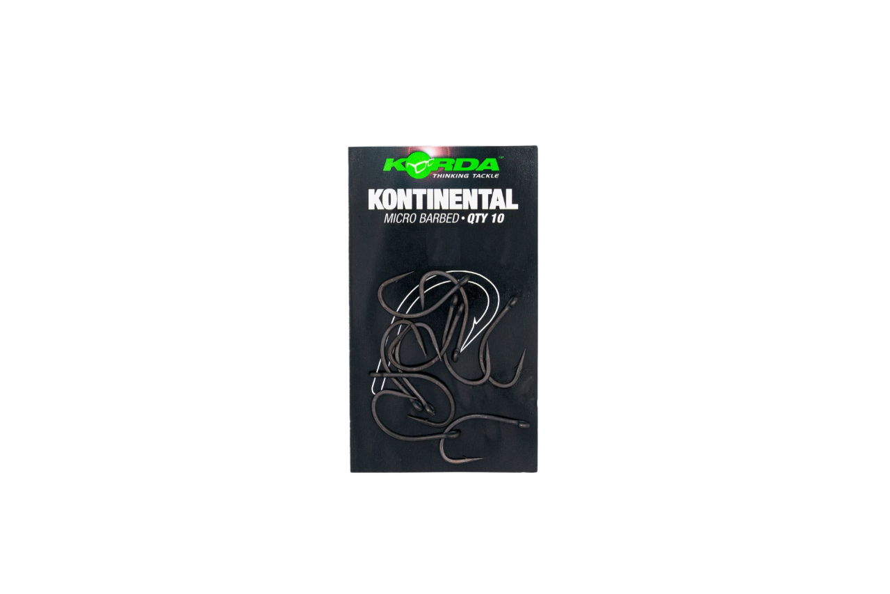 Korda Kontinental r.8 10szt haki karpiowe