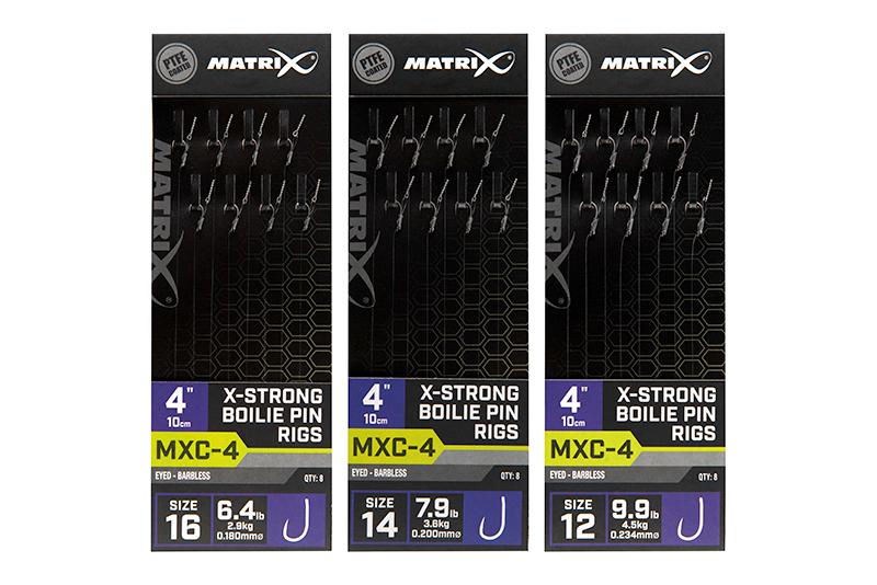 Matrix MXC-4 X-Strong Barbless bagnet r.16 0.165mm 10cm przypony