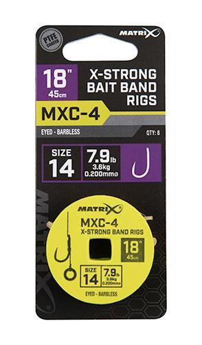 Matrix MXC-4 X-Strong Barbless gumka r.14 0.20mm 45cm przypony