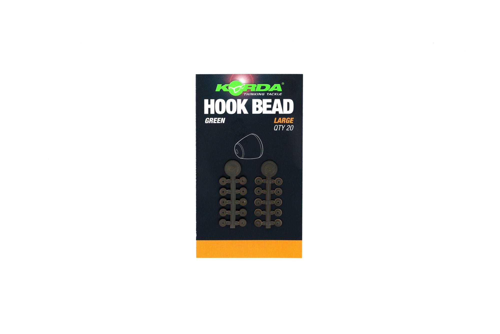 Korda Hook Bead Green Large Stopery