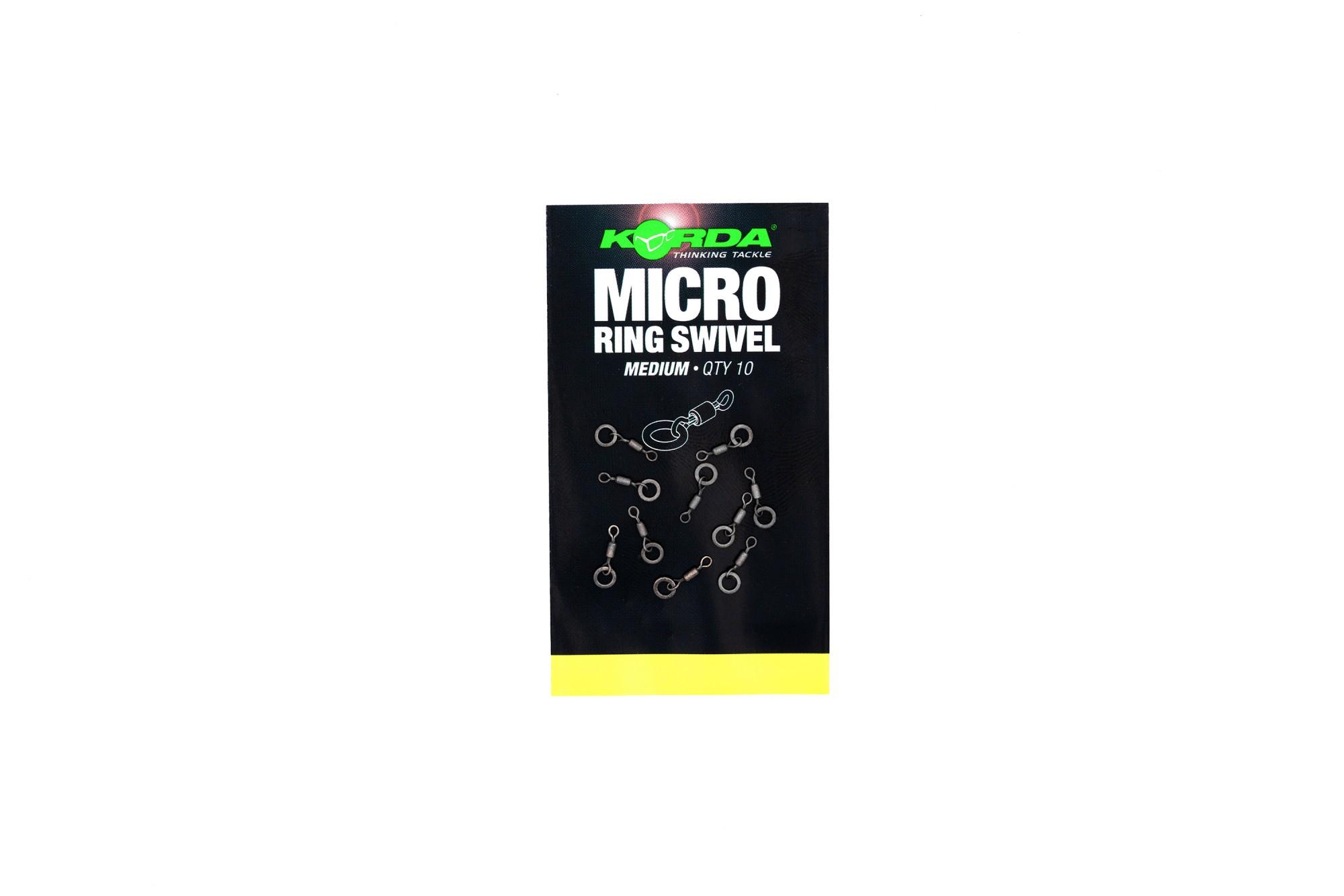 Korda Micro Rig Ring Swivel Medium mikro krętlik z kółeczkiem