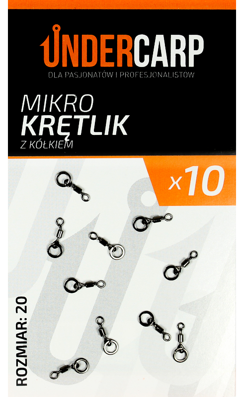UnderCarp Mikro krętlik z kólkiem r. 20
