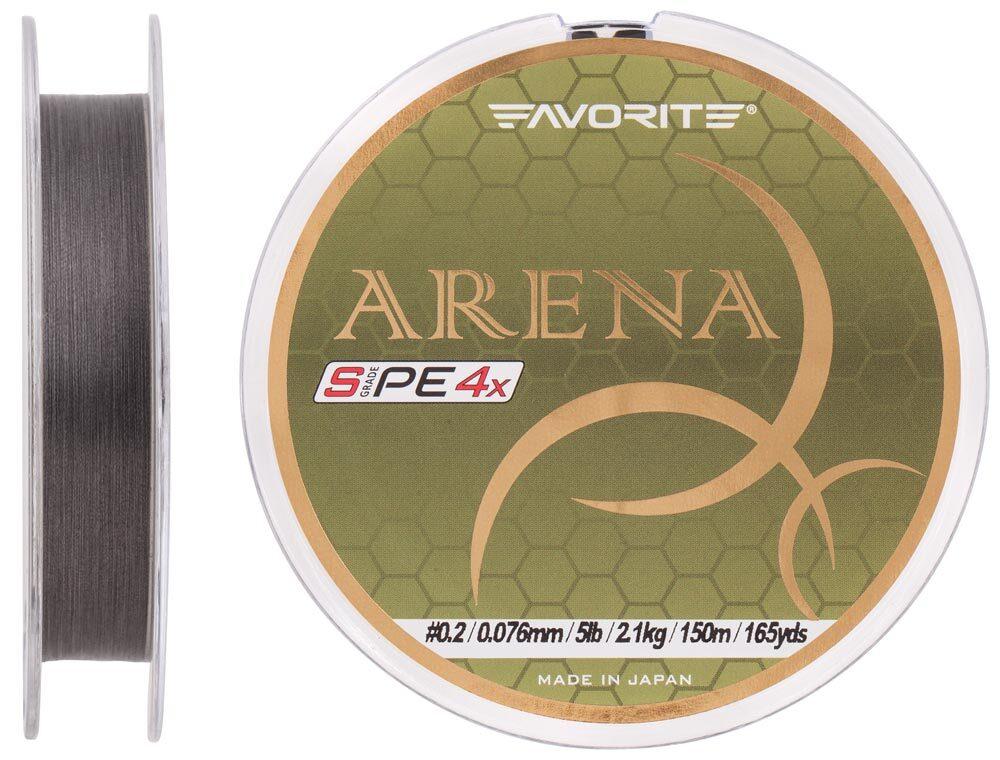 Favorite Arena PE 4x 150m 0.2/0.076mm 2.1kg Silver Gray