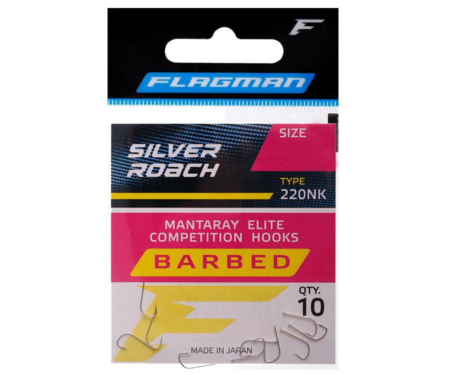 Flagman Mantaray Silver Roach r.14 10szt haczyki