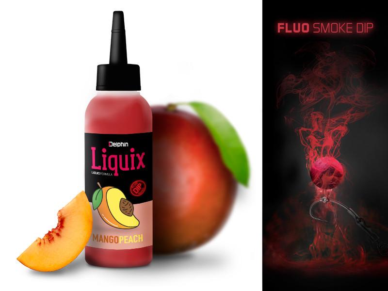 Delphin D-Snax Liquix 100ml Mango Brzoskwinia fluo dip