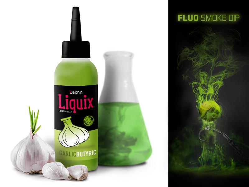 Delphin D-Snax Liquix 100ml Czosnek Masło fluo dip
