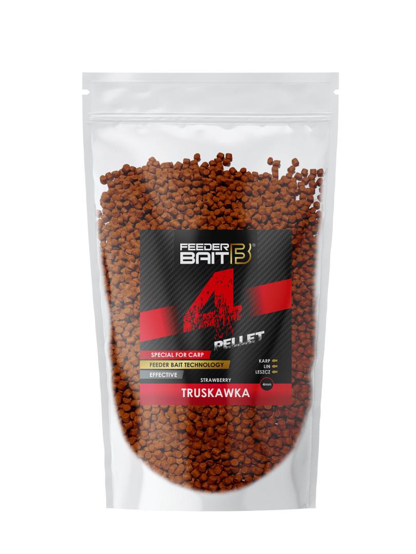Feeder Bait Pellet 4mm Truskawka 800g