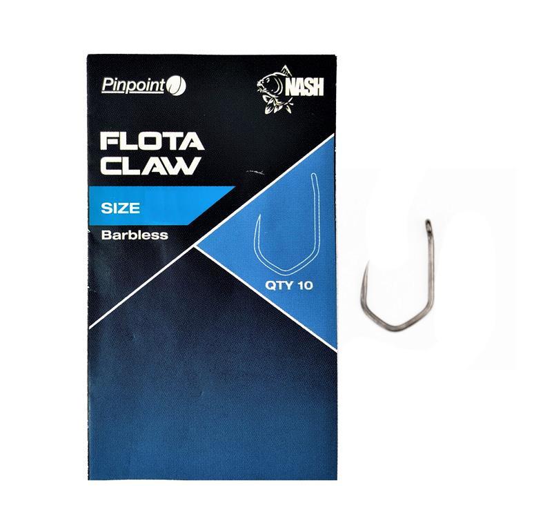 Nash Flota Claw Barbless r.12 10szt. haki karpiowe