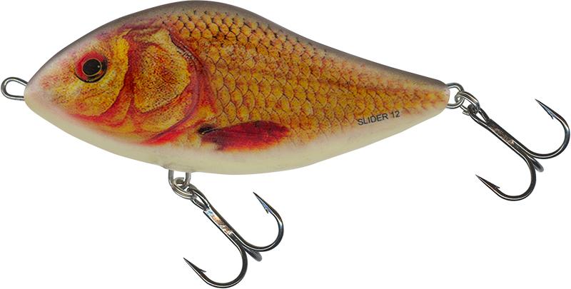 Salmo Slider 12cm 60g Supernatural Golden Crucian Floating