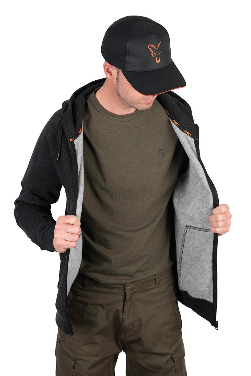 Fox Collection LW Hoody Black Orange r.M bluza