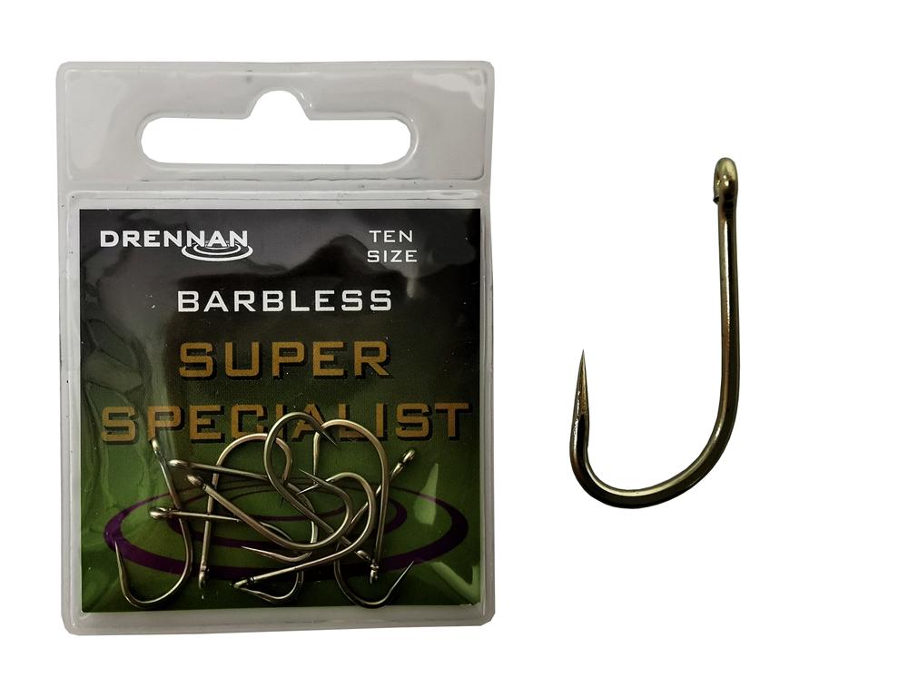 Drennan Super Specialist Barbless r.6 10szt haczyki