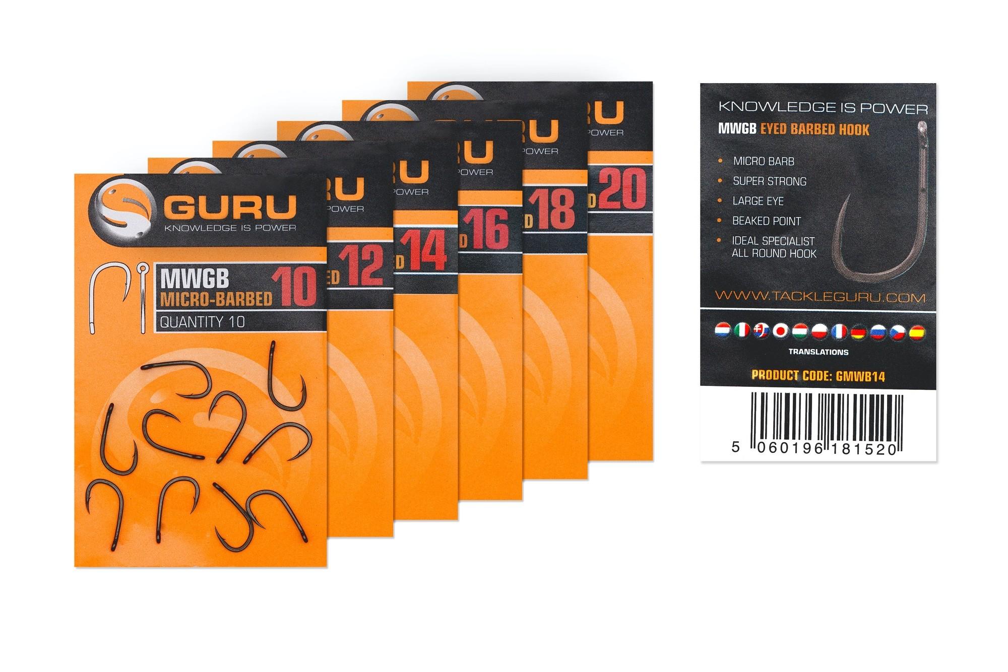 Guru MWGB Micro Barbed r.14 10szt haczyki