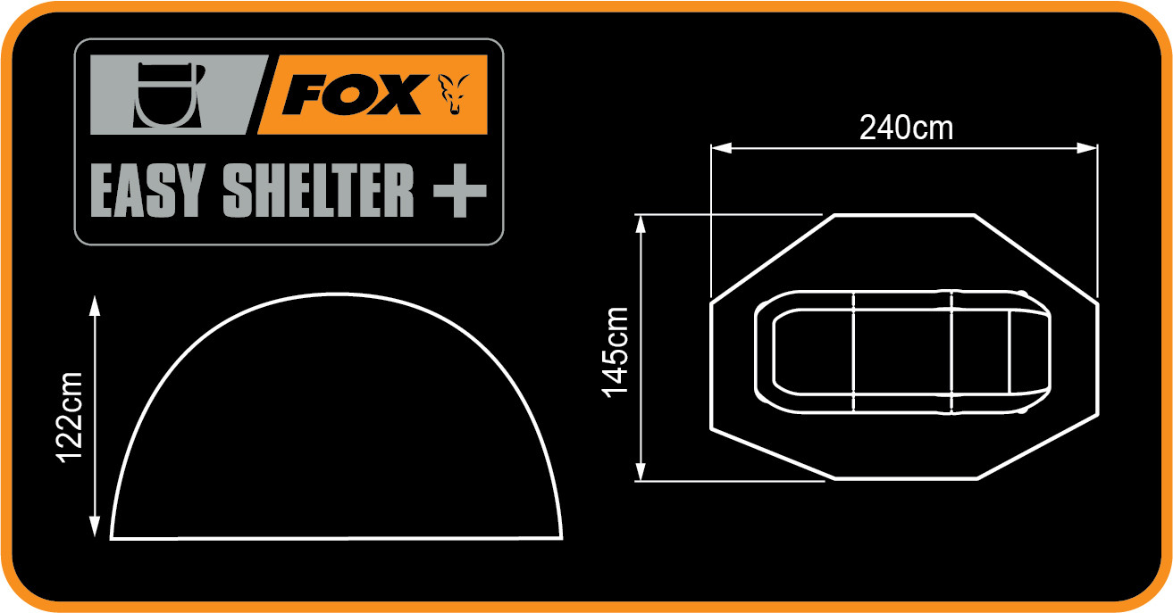 Fox Easy Shelter+ Namiot 1-osobowy