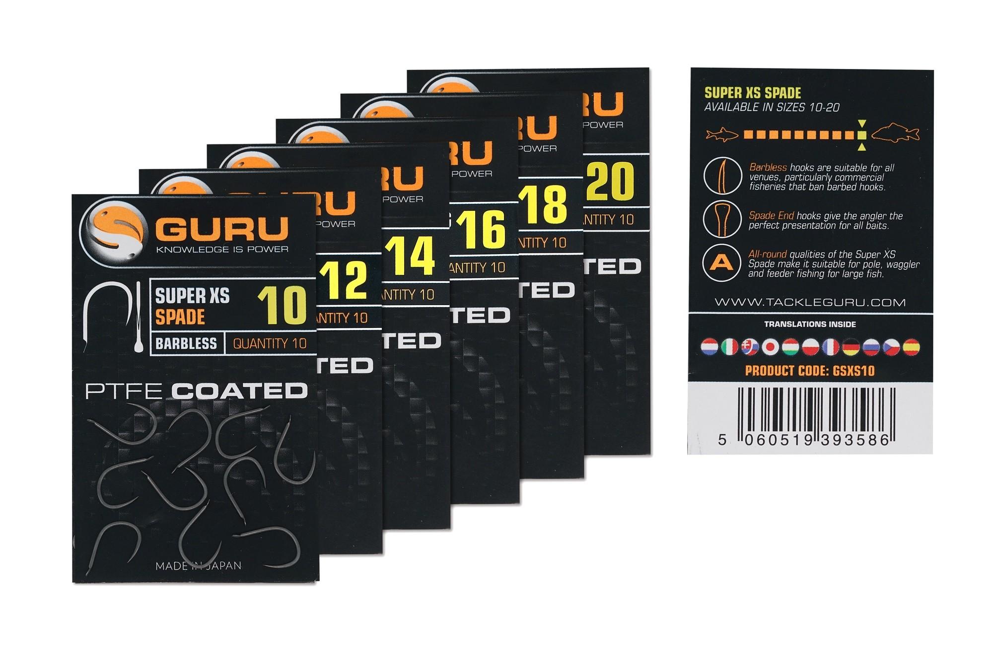 Guru Super XS Spade Barbless r.12 10szt haczyki