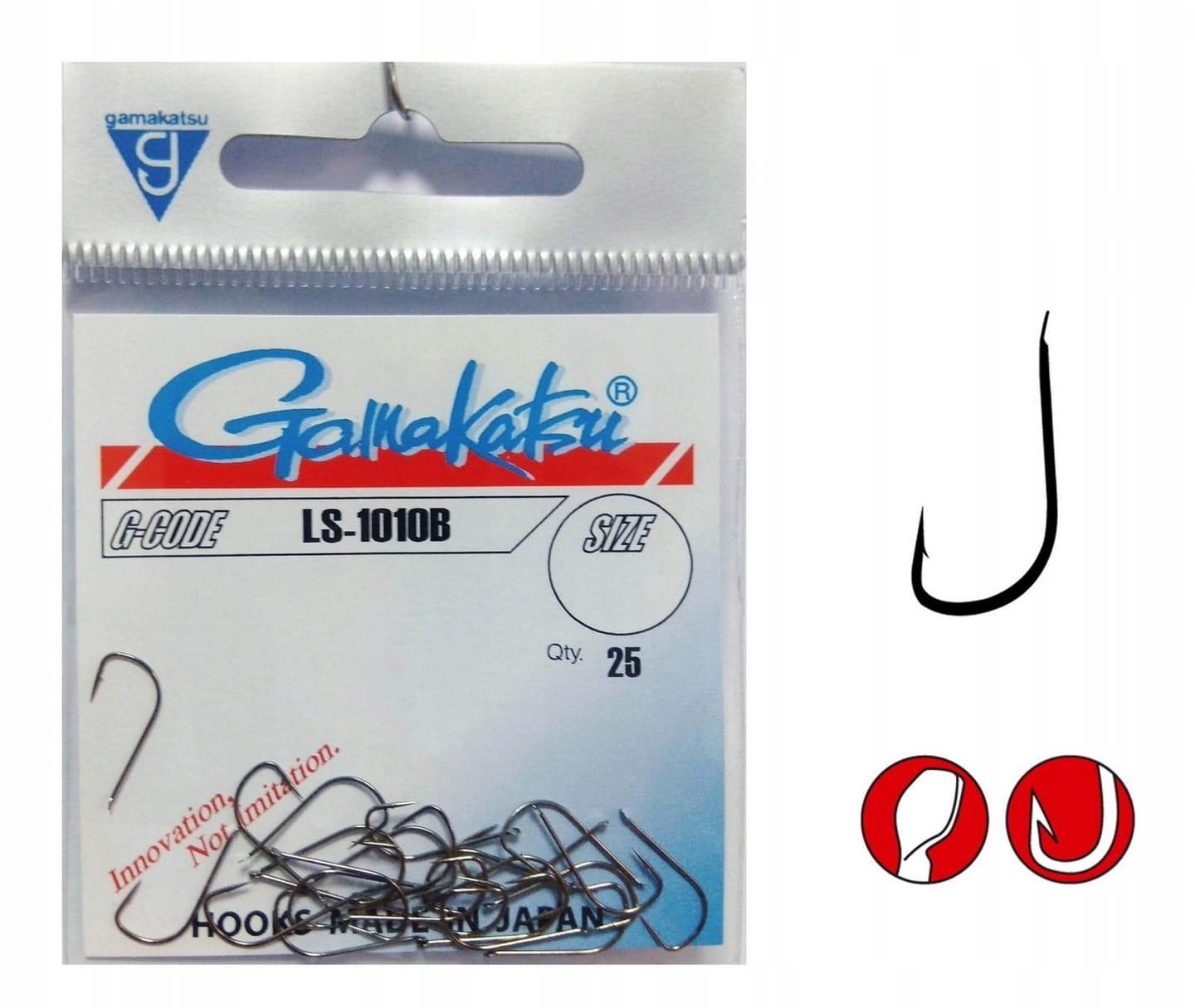 Gamakatsu LS-1010B Brown r.16 25szt haczyki