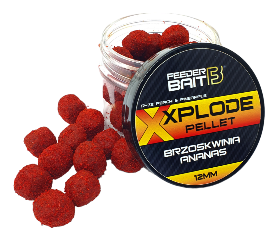 Feeder Bait Xplode Pellet 12mm R72 Brzoskwinia Ananas