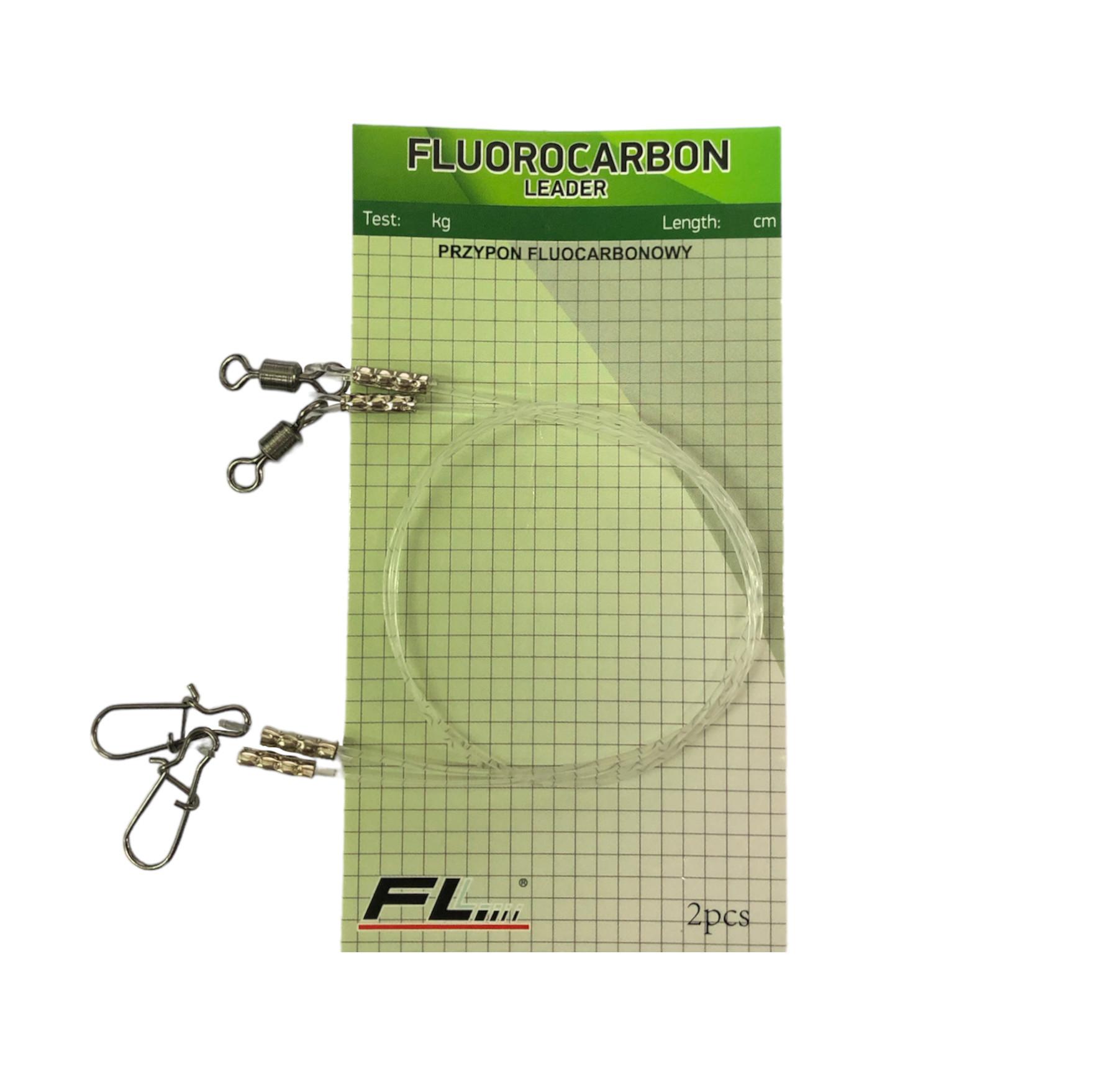 FL Fluorocarbon Leader 15cm 15kg 2szt. Przypon Fluocarbonowy