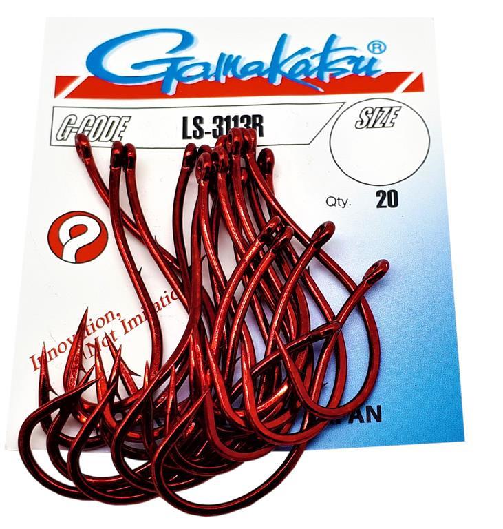 Gamakatsu LS-3113R r.1 Red haczyki