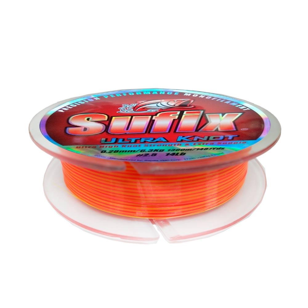 Sufix Ultra Knot 0.16mm 150m Yellow Orange żyłka