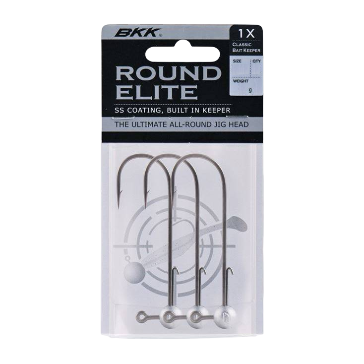 BKK Round Elite Classic Bait Keeper 15g 1/0 3szt główki jigowe