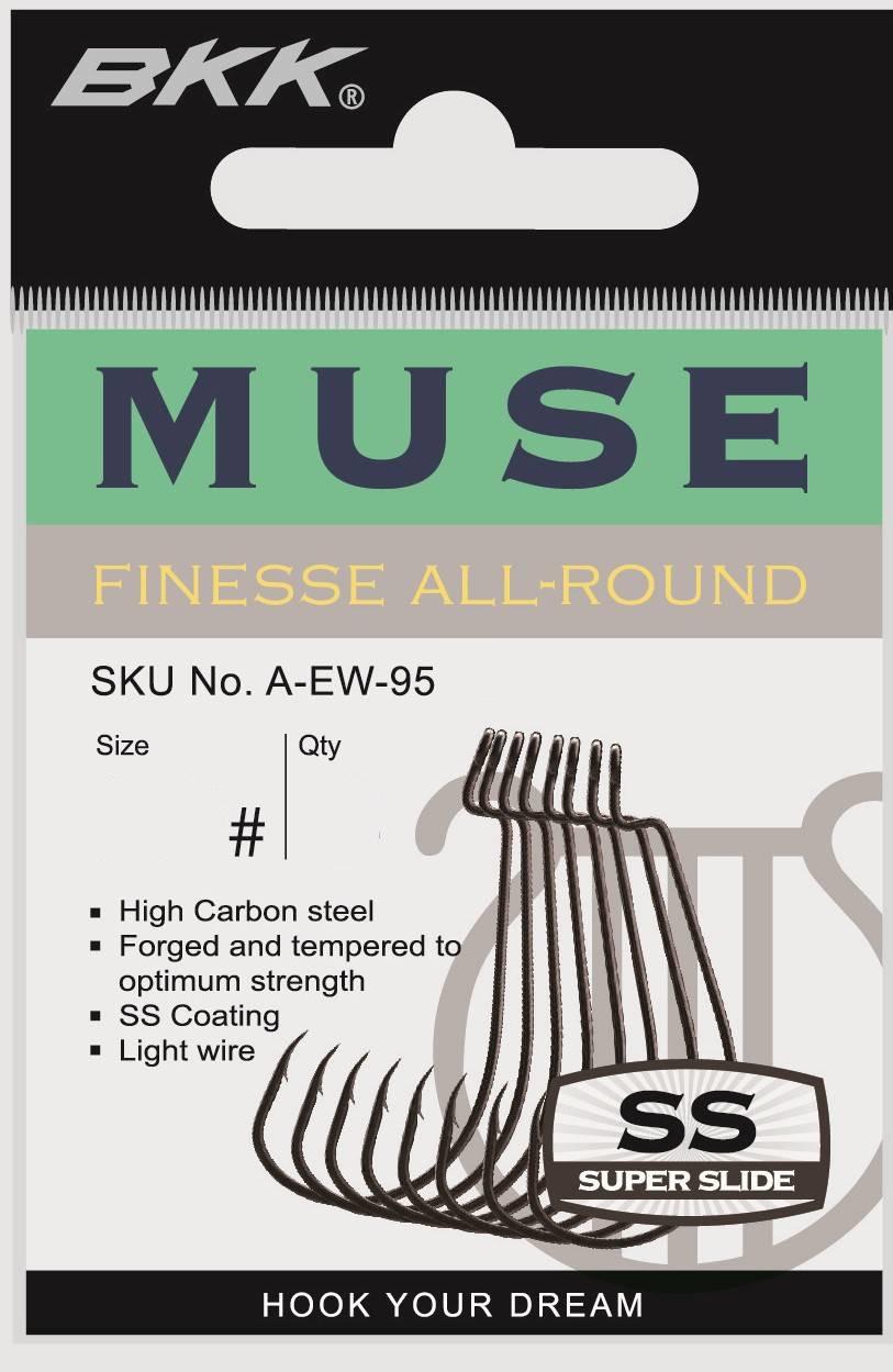 BKK Muse r.6 10szt. haczyki offsetowe