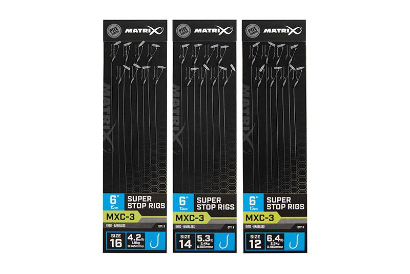 Matrix MXC-3 Barbless Super Stop r.16 0.145mm 15cm przypony