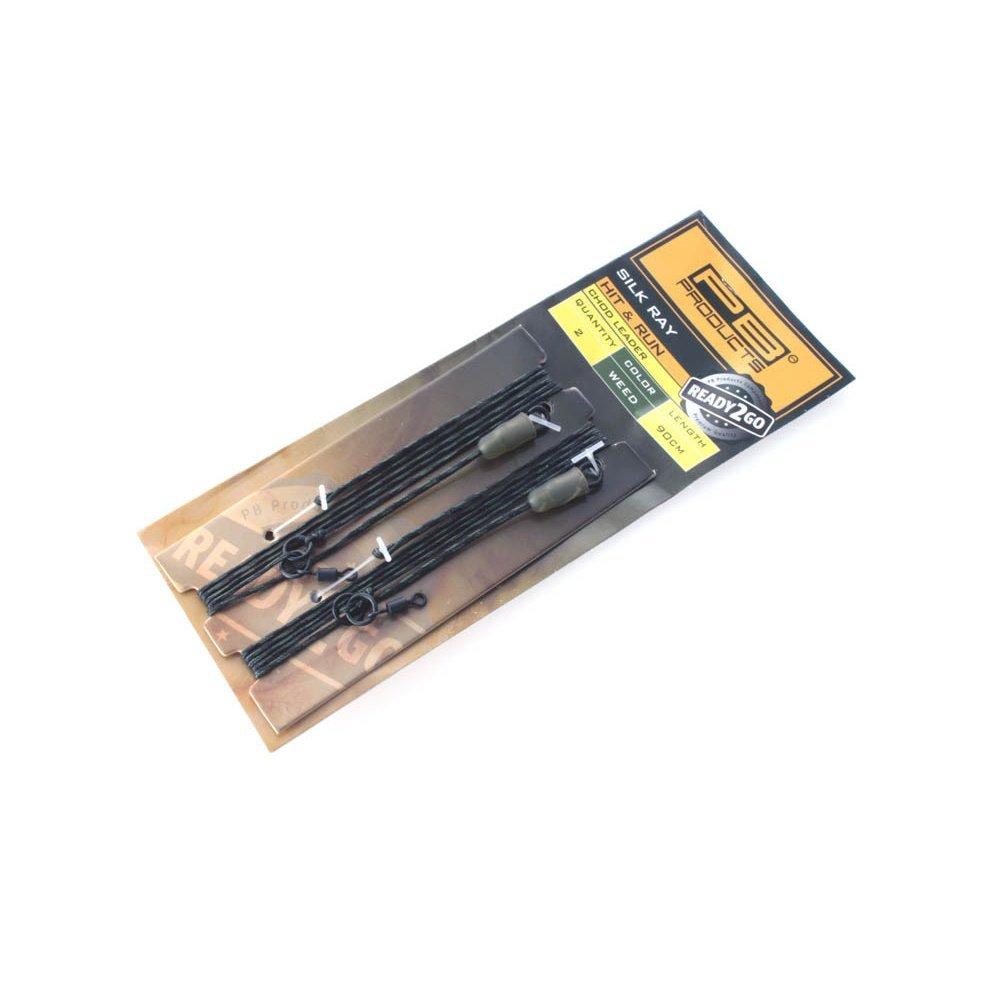 PB Products R2G SR Hit & Run Chod Leader 90 Weed 2szt.
