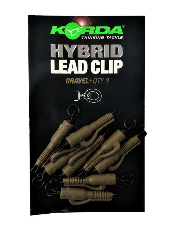 Korda Hybrid Lead Clips Gravel 8szt. klipsy do ciężarków