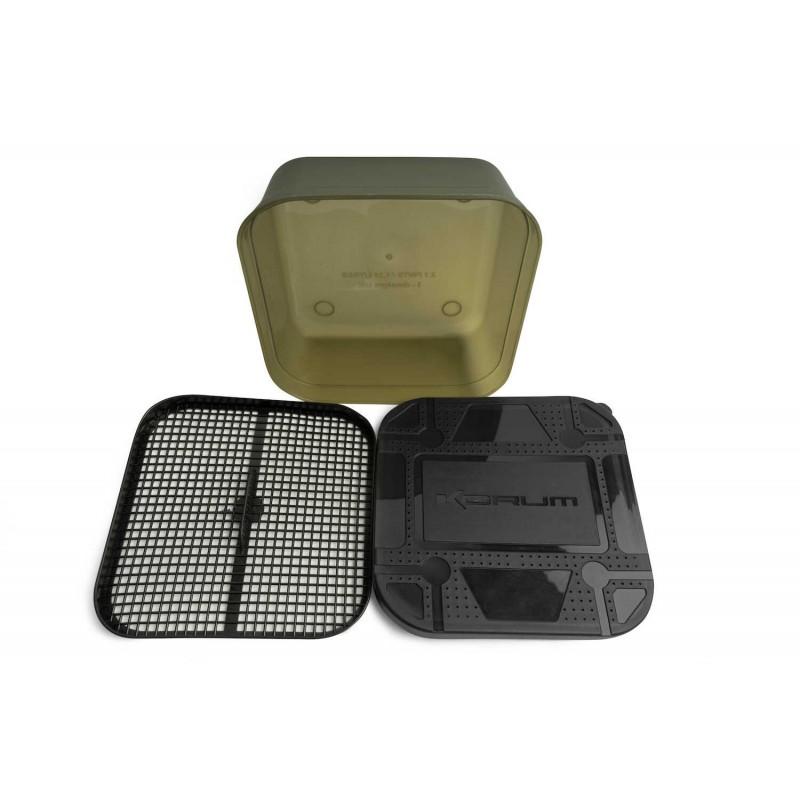 Korum Maggot Tub and Riddle 1.2l pojemnik zestaw
