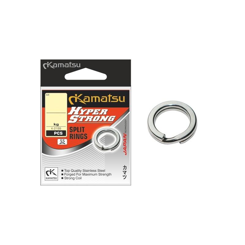 Kamatsu Hyper Strong K-2199 SS 6mm 43kg 10szt. kółeczko łącznikowe