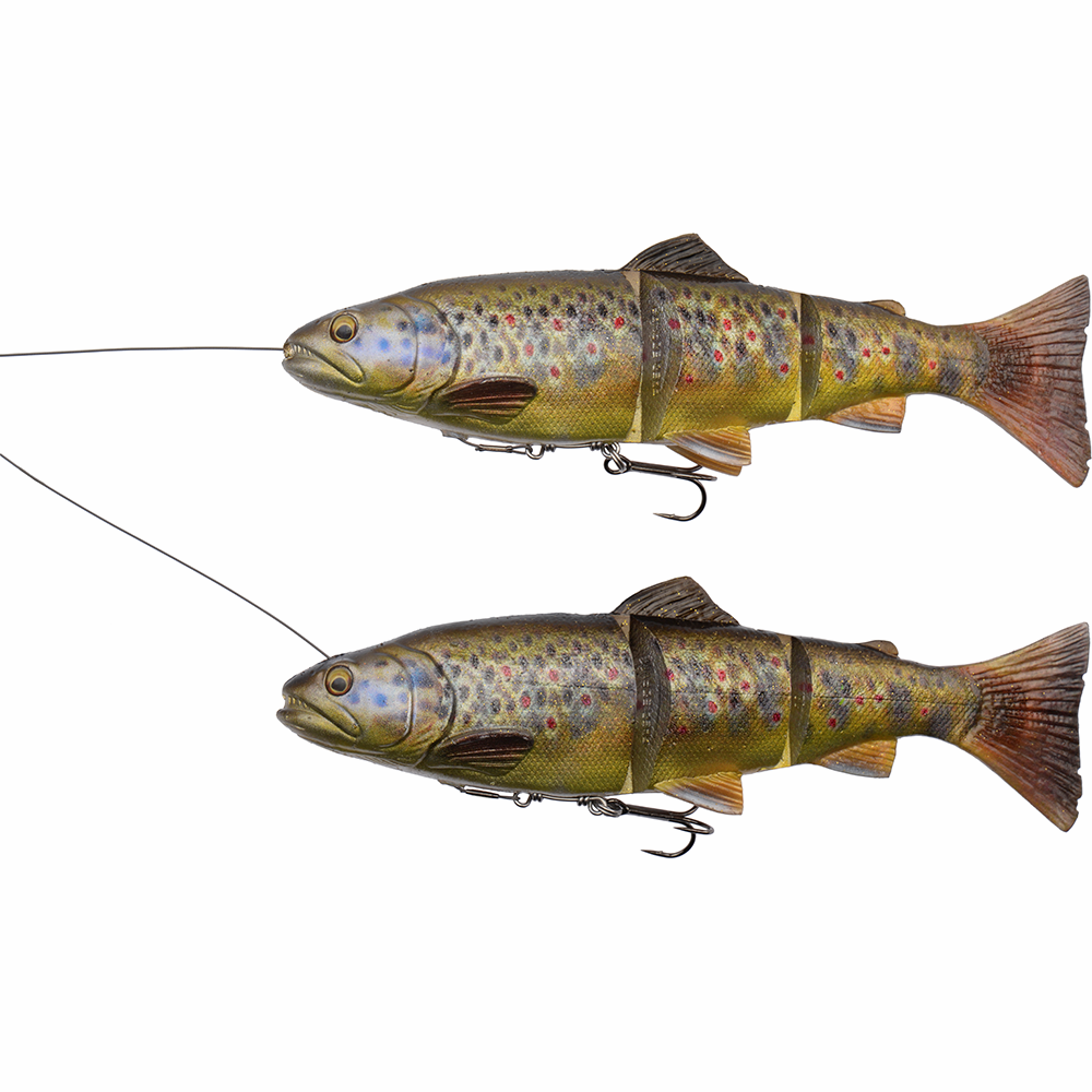 Savage Gear 4D Line Thru Trout 20cm 93g SS Fire Trout